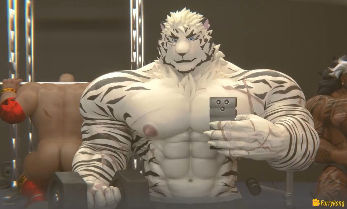 [BL][动画视频][无码][FURRY]18+肉番 白虎_健身房 - 图片 2