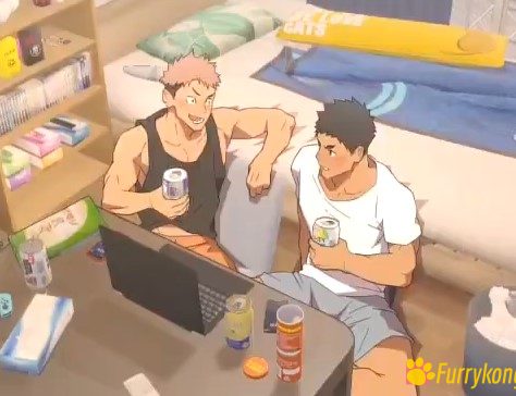 [BL][动画视频]18+肉番 咒术回战X如果我和虎杖悠仁做室友 - 图片 2