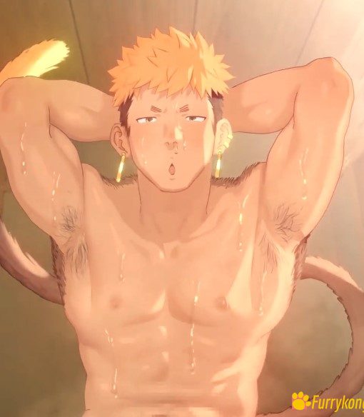 [BL][动画视频][furry]18+ オス猿大聖太客チンポで小遣い稼ぎ!! - 图片 2