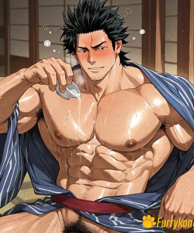 图片[8]-【神仙画质】全员解禁！Fate/咒术/火影等15个Top级动漫男神AI涩图大合集，这才是你想要的仲夏夜之梦！-福瑞控